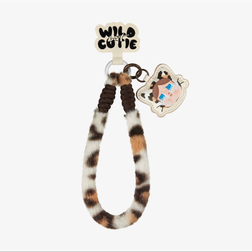 Pop Mart Popmart Crybaby Wild But Cutie Series Phone Charm Blind Box Vintage Tan